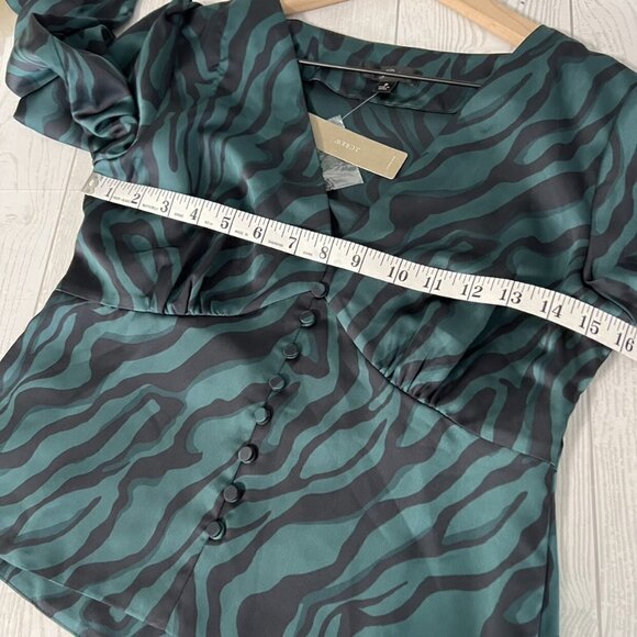 J. Crew Deep V-Neck Button Front Blouse - Picture 5 of 9